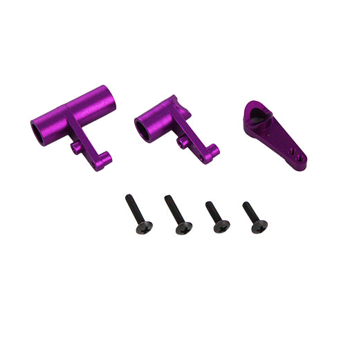 Redcat Racing Aluminum Servo Saver and Bell Crank Set, Purple 102057 - RedcatRacing.Toys