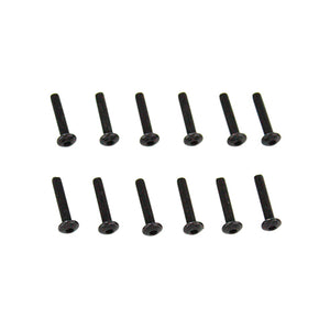 Redcat Racing BS502-032 Button Head Machine Hex Screw, 3*16mm (12pcs) - RedcatRacing.Toys