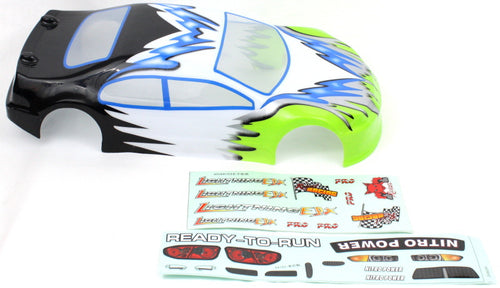 Redcat Racing 01013 1/10 Road Car Body, Green and White - RedcatRacing.Toys