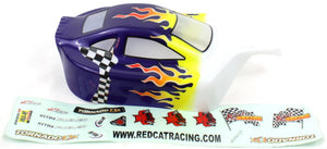 Redcat Racing 05027P 1/10 Buggy Body Purple Flame - RedcatRacing.Toys