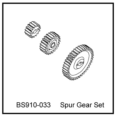Redcat Racing BS910-033 Spur Gear Set (21T/15T/40T) - RedcatRacing.Toys