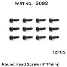 Redcat Racing S092 Round Head Screw 4*14mm ~ - RedcatRacing.Toys