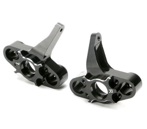 Redcat Racing 510133BK CNC Machined Steering Block (2) (Black) 510133BK - RedcatRacing.Toys