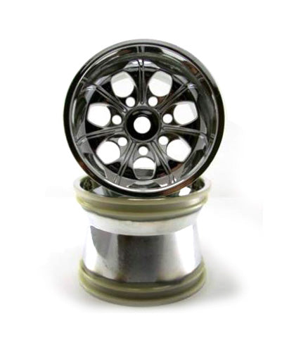 Redcat Racing 89106c Chrome Wheels with 17mm Hex 89106c - RedcatRacing.Toys