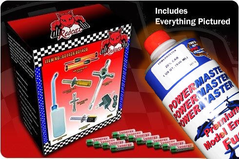 Redcat Racing Ultra Starter Kit - Includes 80142A Starter Kit Nitro Fuel 12 AA Batteries - RedcatRacing.Toys