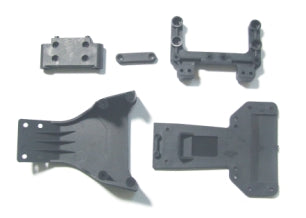 Redcat Racing Bottom Plate, Rear Shock Tower Mount, Front Suspension Mount & Pin Brace Pad KB-61002 - RedcatRacing.Toys