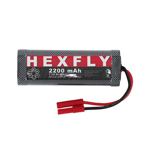 Redcat Racing 2200 Ni-MH Battery - 7.2V with  Banana 4.0 Connector HX-2200MH-B - RedcatRacing.Toys