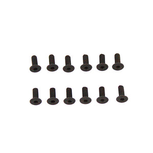 Redcat Racing BS502-028 HM3*8mm Flat Hex Screw  12pcs  BS502-028 - RedcatRacing.Toys