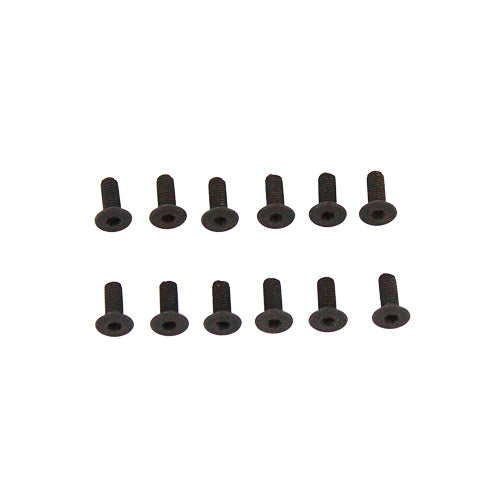 Redcat Racing BS502-028 HM3*8mm Flat Hex Screw  12pcs  BS502-028 - RedcatRacing.Toys