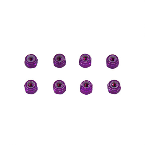 Redcat Racing Aluminum Nylon Locknut, M3 (6pcs)  02191P - RedcatRacing.Toys
