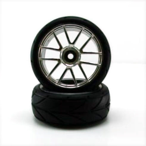 Redcat Racing 02020c Chrome Road Wheels, 2pcs  02020c - RedcatRacing.Toys